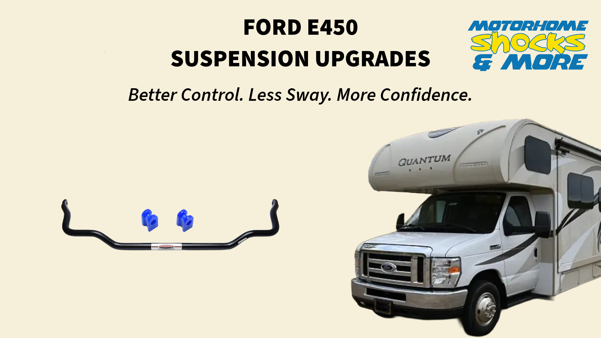 Ford E450 Motorhome Suspension Upgrades