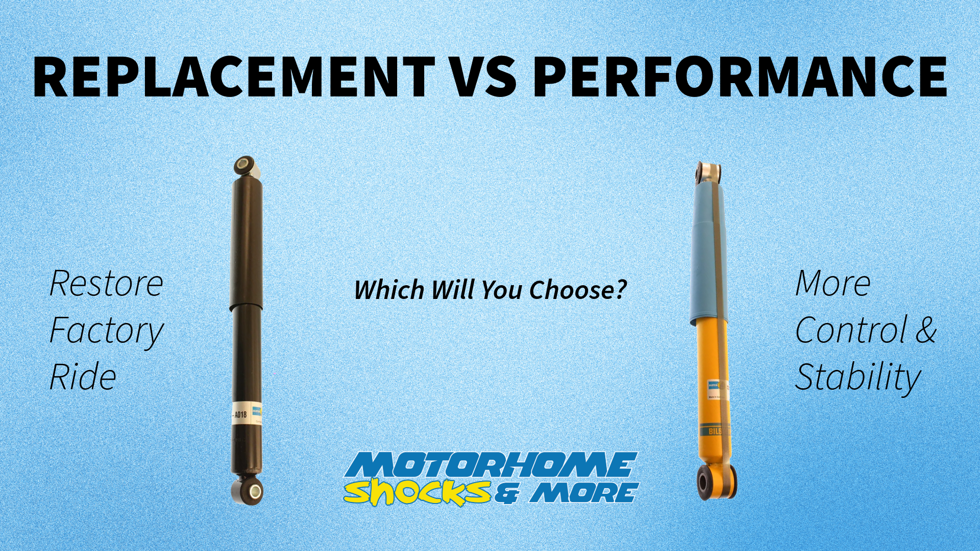 OEM vs Aftermarket Motorhome Shocks: Replacement or Performance?