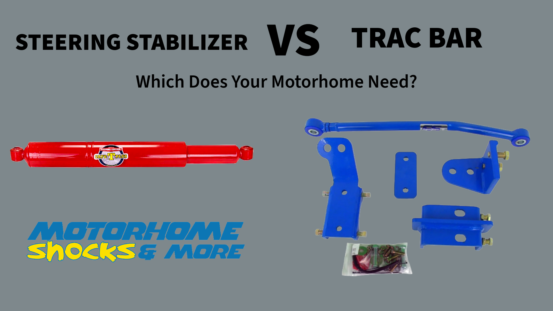 Steering Stabilizer vs Trac Bar: What’s the Difference for RV Handling?