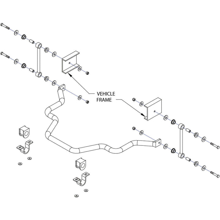 Roadmaster 1139-163 Rear Sway Bar