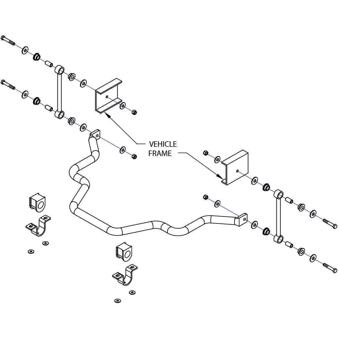 Roadmaster 1139-197 Rear Sway Bar