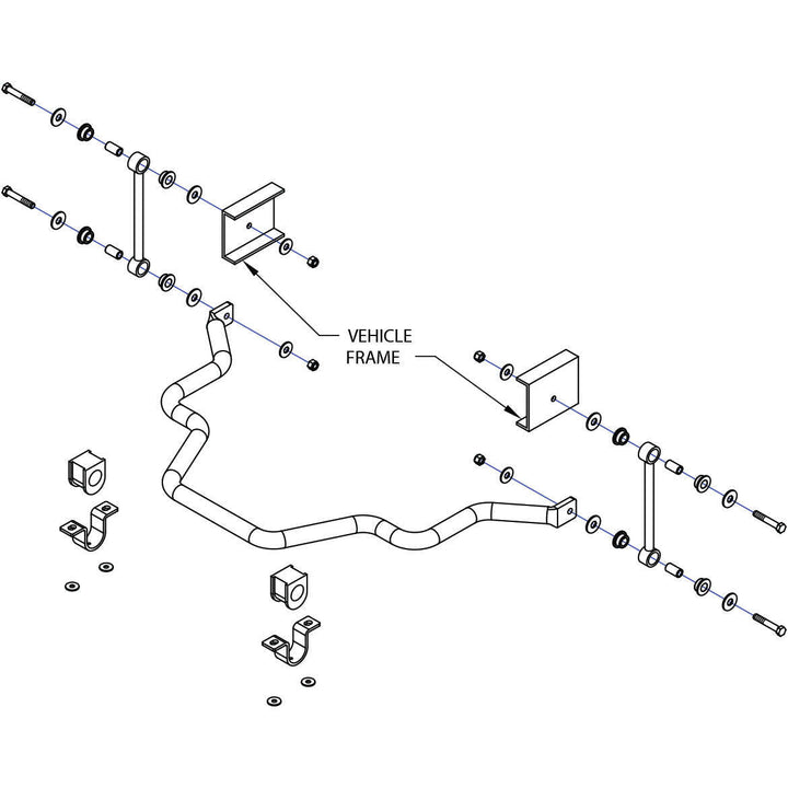 Roadmaster 1139-197 Rear Sway Bar