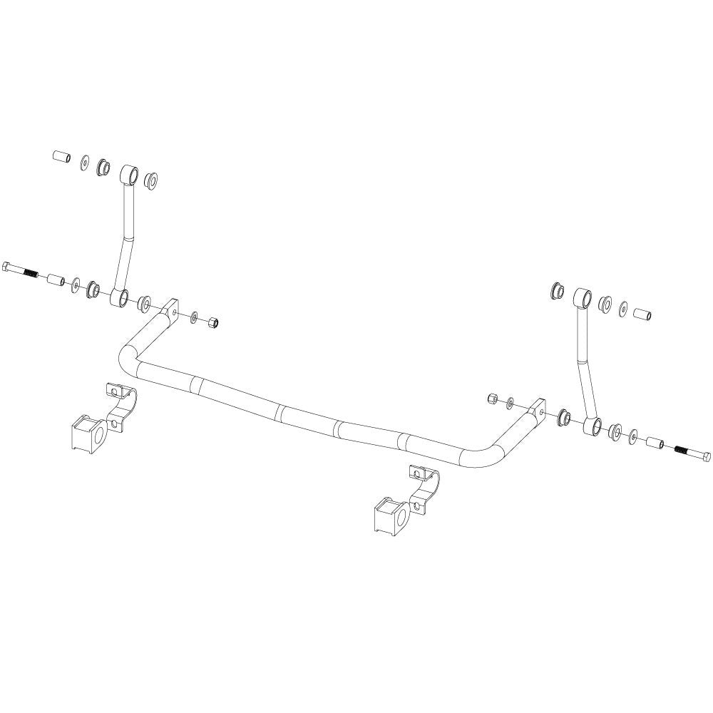 Roadmaster 1139-229 Rear Sway Bar Kit