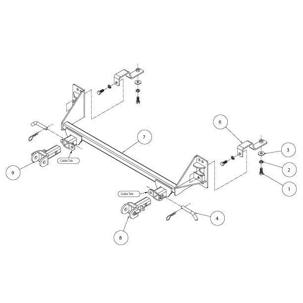 Roadmaster 1187-3A Towing Baseplate