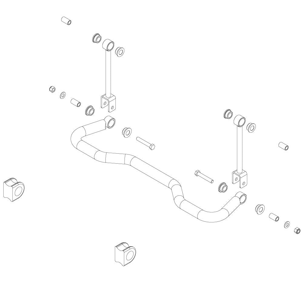 Roadmaster 1209-111 Rear Sway Bar Kit