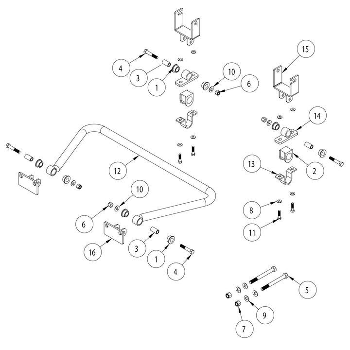 Roadmaster 1249-101 Front Sway Bar