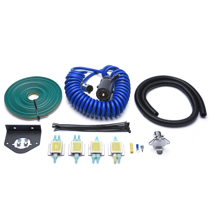 Roadmaster 15247 Towed Wiring Kit W/ 7 To 4 Flexocoil
