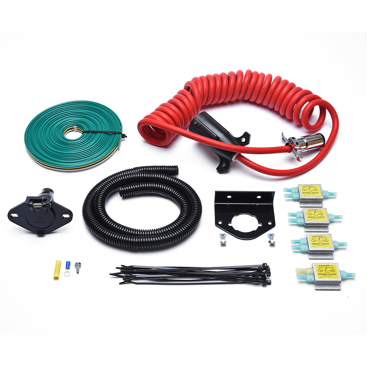 Roadmaster 15267 Towed Wiring Kit W/ 7 To 6 Flexocoil