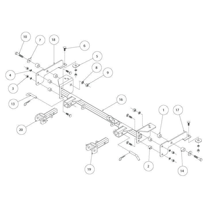 Roadmaster 1541-5 Towing Baseplate