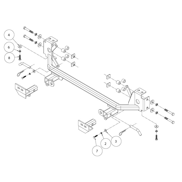 Roadmaster 4408-5A Towing Baseplate