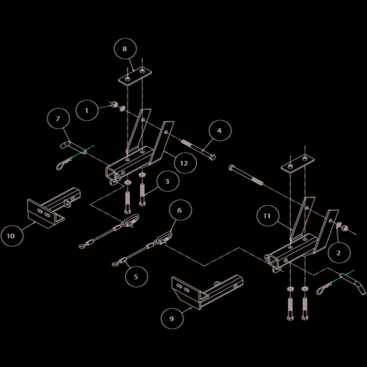 Roadmaster 4410-1 Towing Baseplate