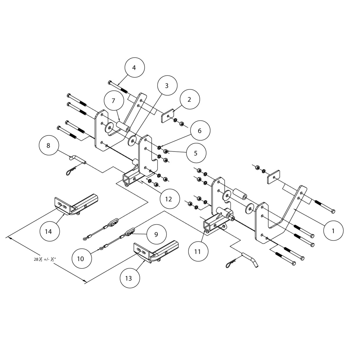 Roadmaster 483-1 Towing Baseplate