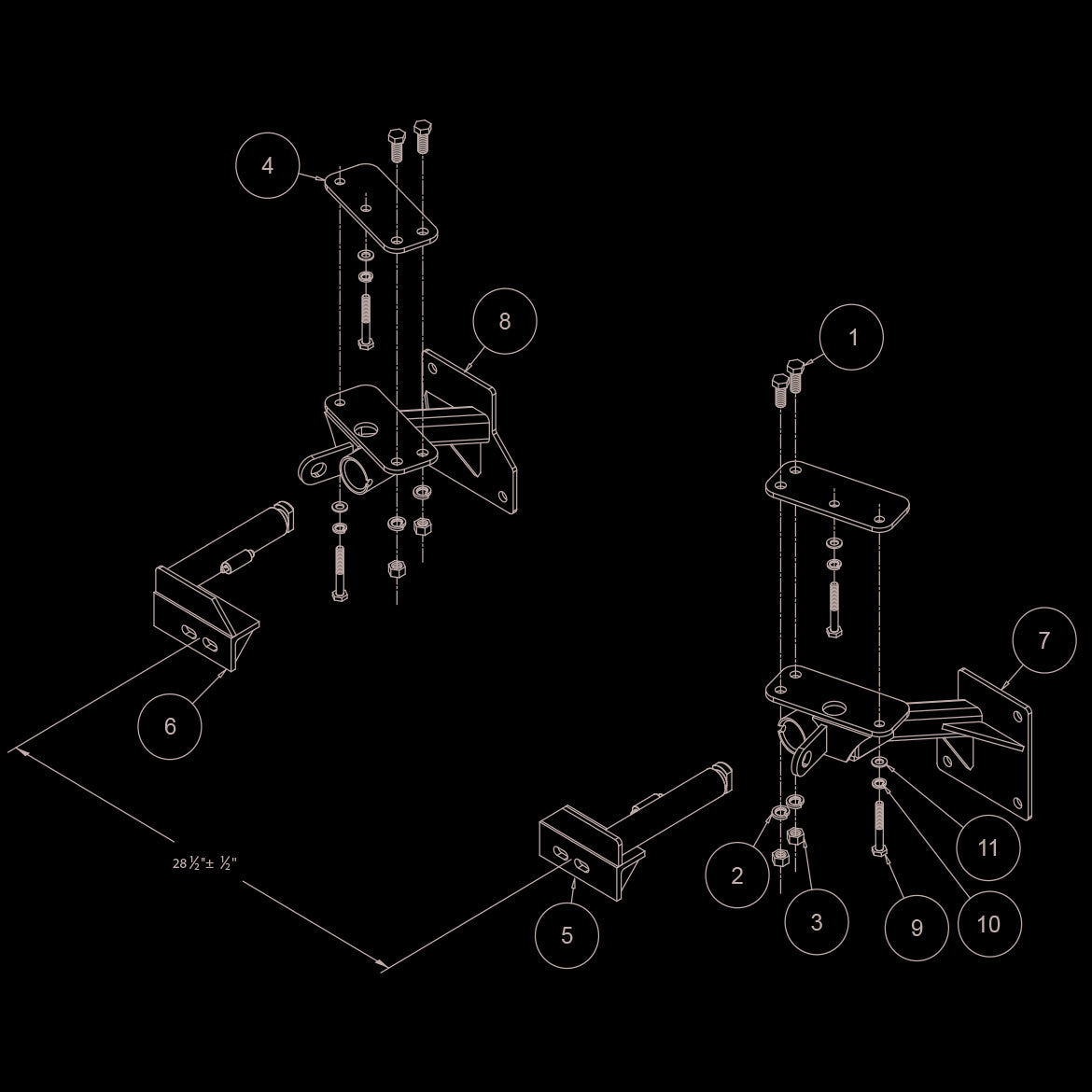 Roadmaster 521446-4 Towing Baseplate