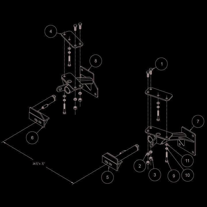 Roadmaster 521446-4 Towing Baseplate