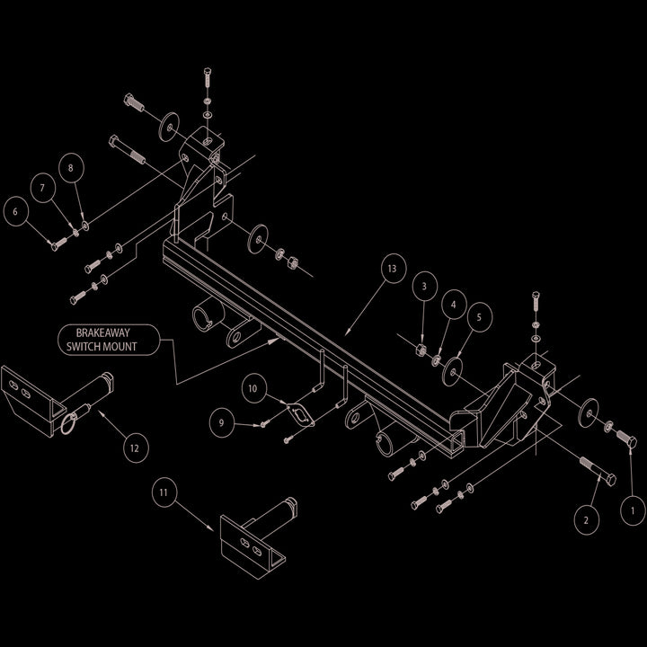Roadmaster 521559-4 Towing Baseplate