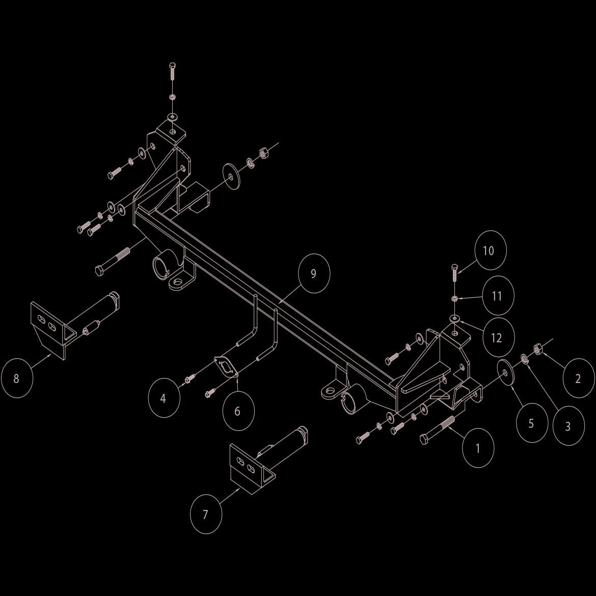 Roadmaster 521567-4 Towing Baseplate