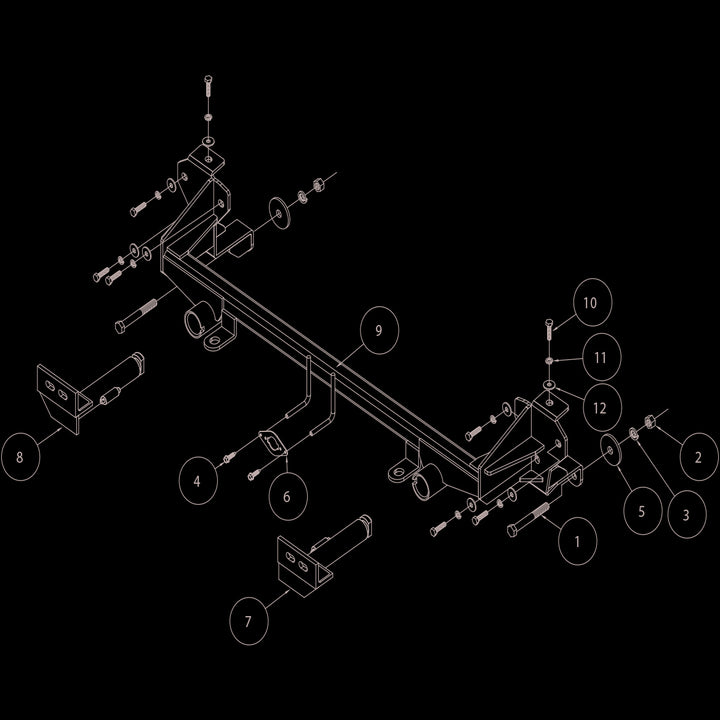 Roadmaster 521567-4 Towing Baseplate