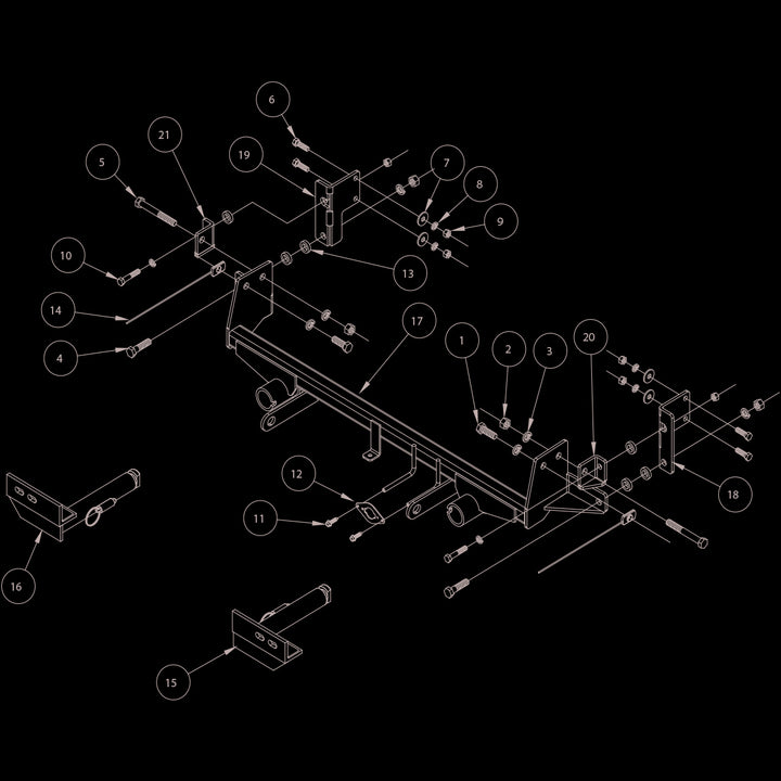 Roadmaster 521570-4 Towing Baseplate
