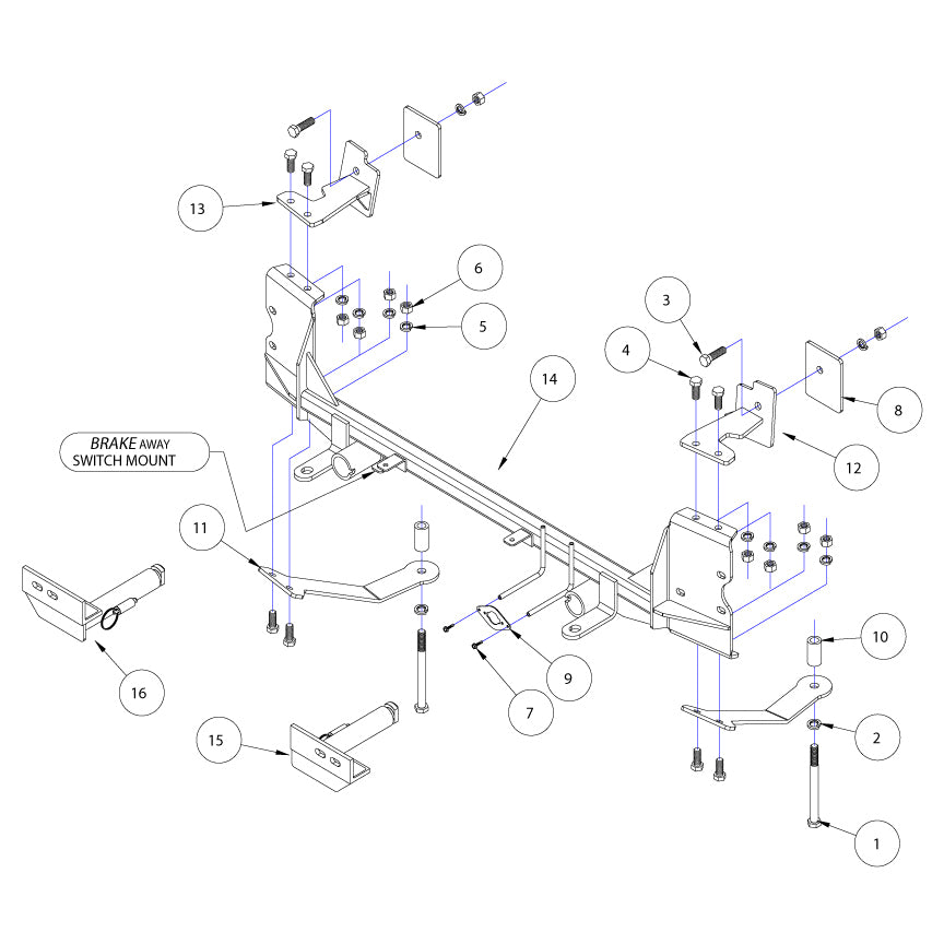 Roadmaster 523160-4 Towing Baseplate