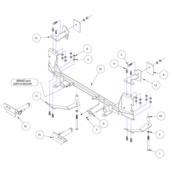 Roadmaster 523160-4 Towing Baseplate