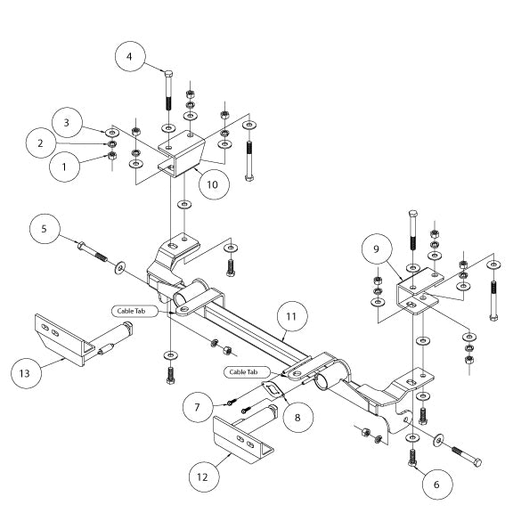 Roadmaster 523173-4 Towing Baseplate