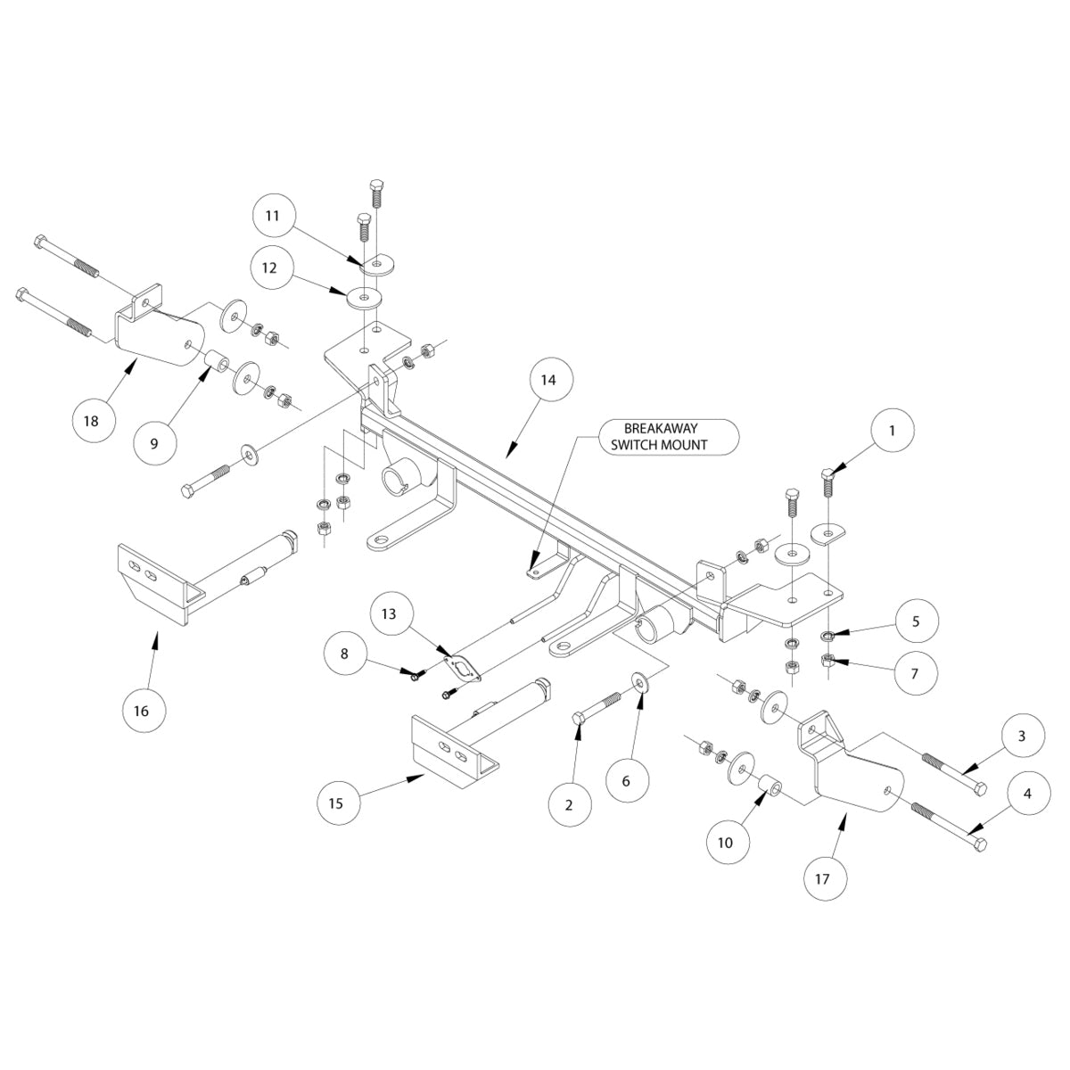 Roadmaster 523183-4 Towing Baseplate