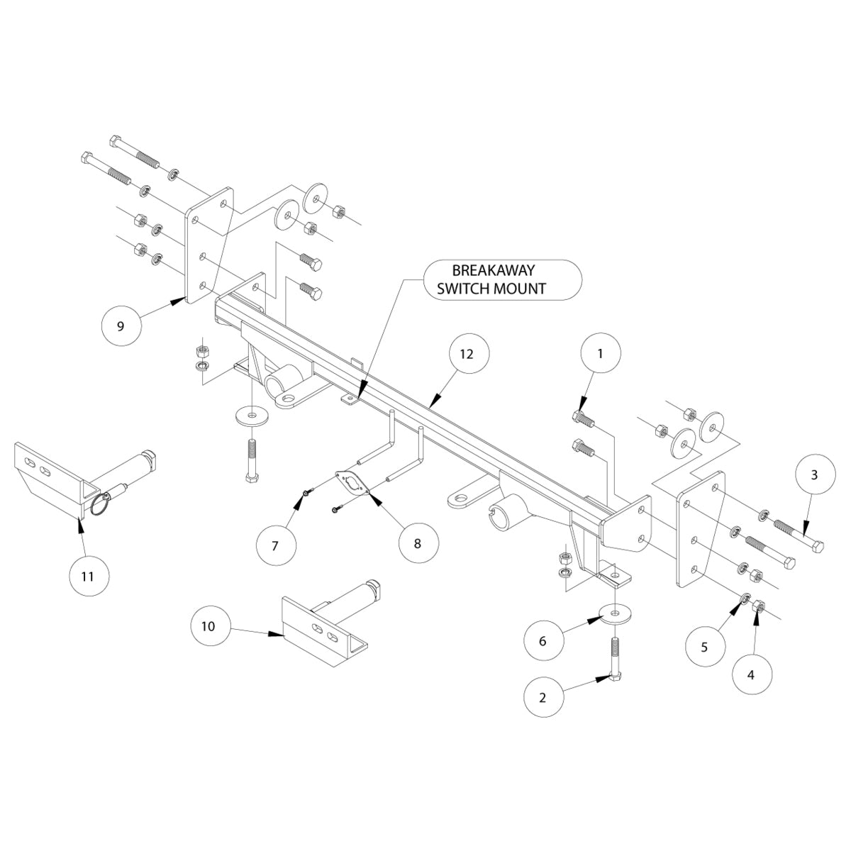 Roadmaster 523185-4 Towing Baseplate
