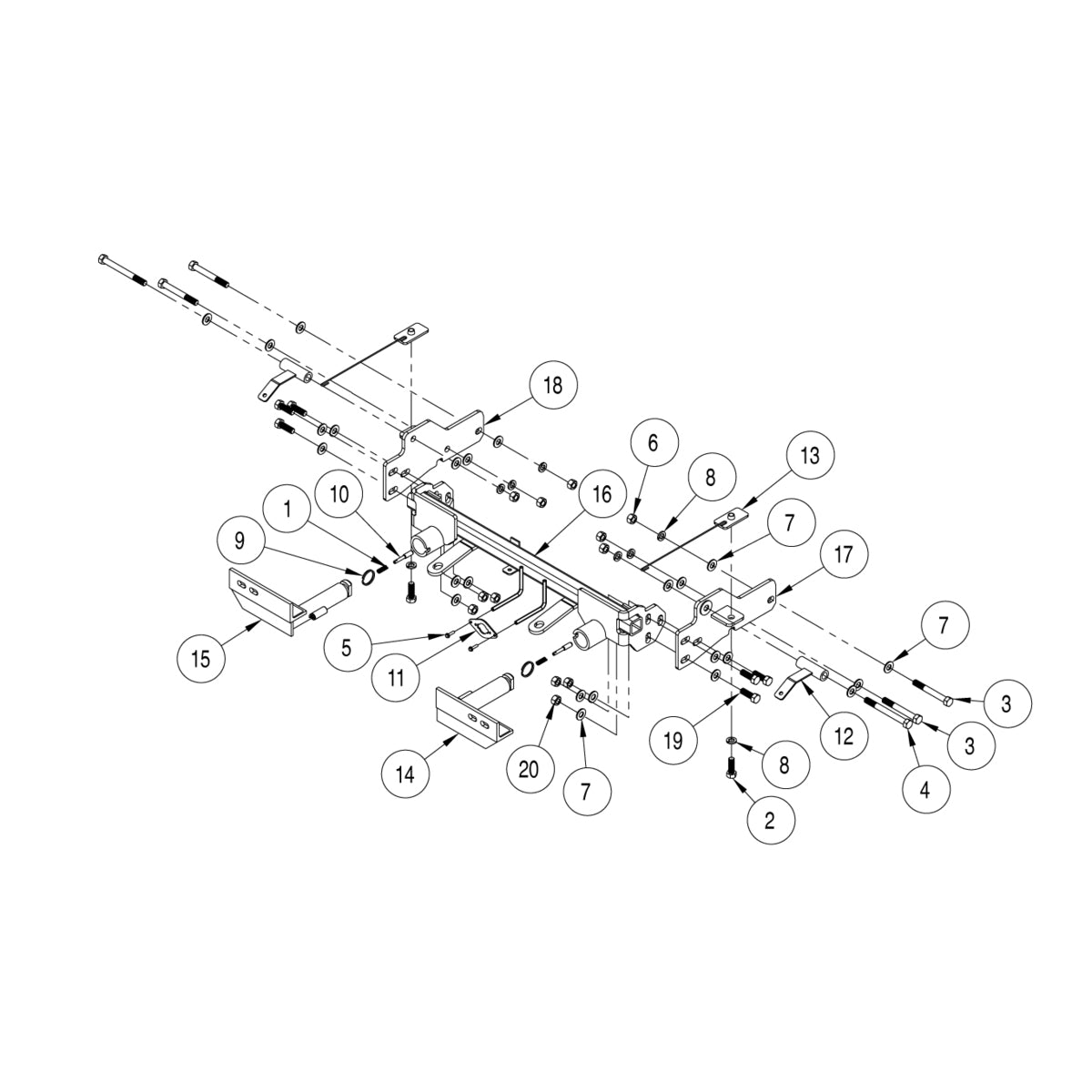 Roadmaster 523216-4 Towing Baseplate