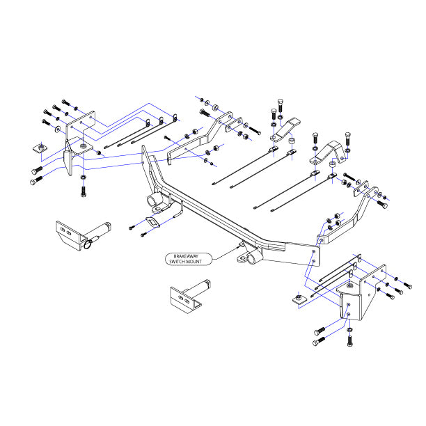 Roadmaster 524443-4 Towing Baseplate