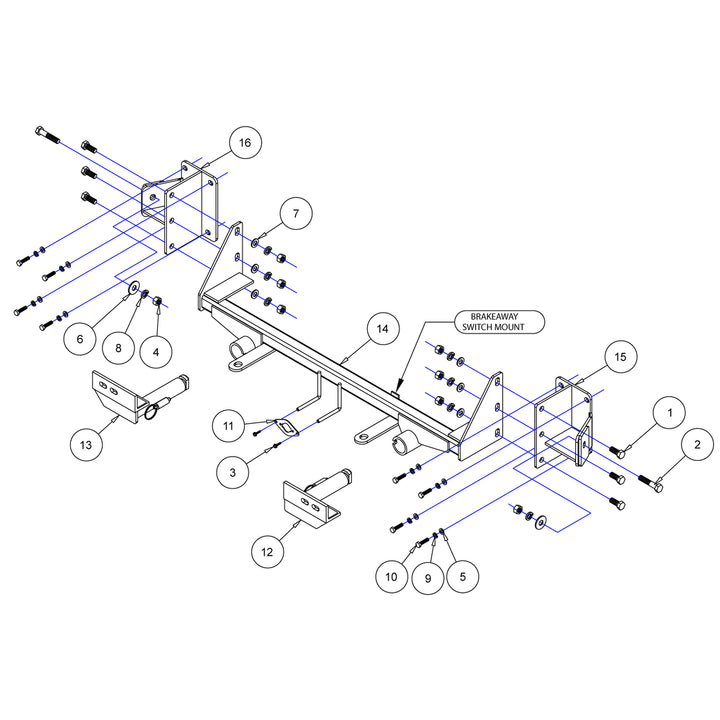 Roadmaster 52927-4 Towing Baseplate