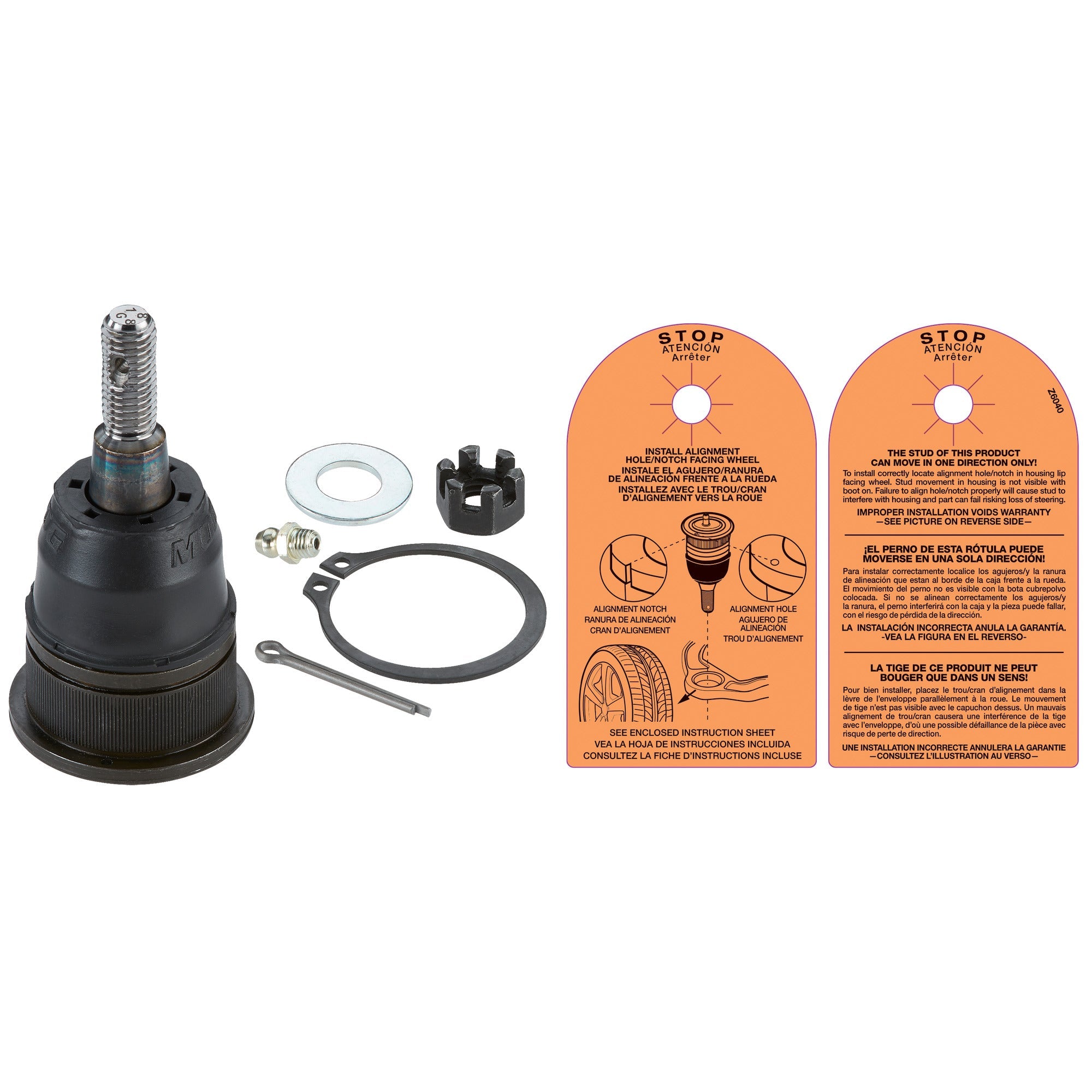 Moog K6696 Front Upper Suspension Ball Joint