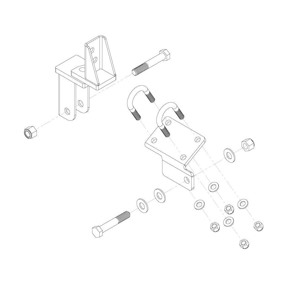 Roadmaster ECB8 Exact Center Bracket