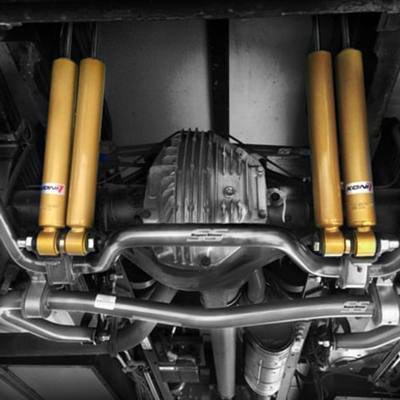 SuperSteer SS2426R Rear Quad Shock Kit Ford F53 V10 24-26K