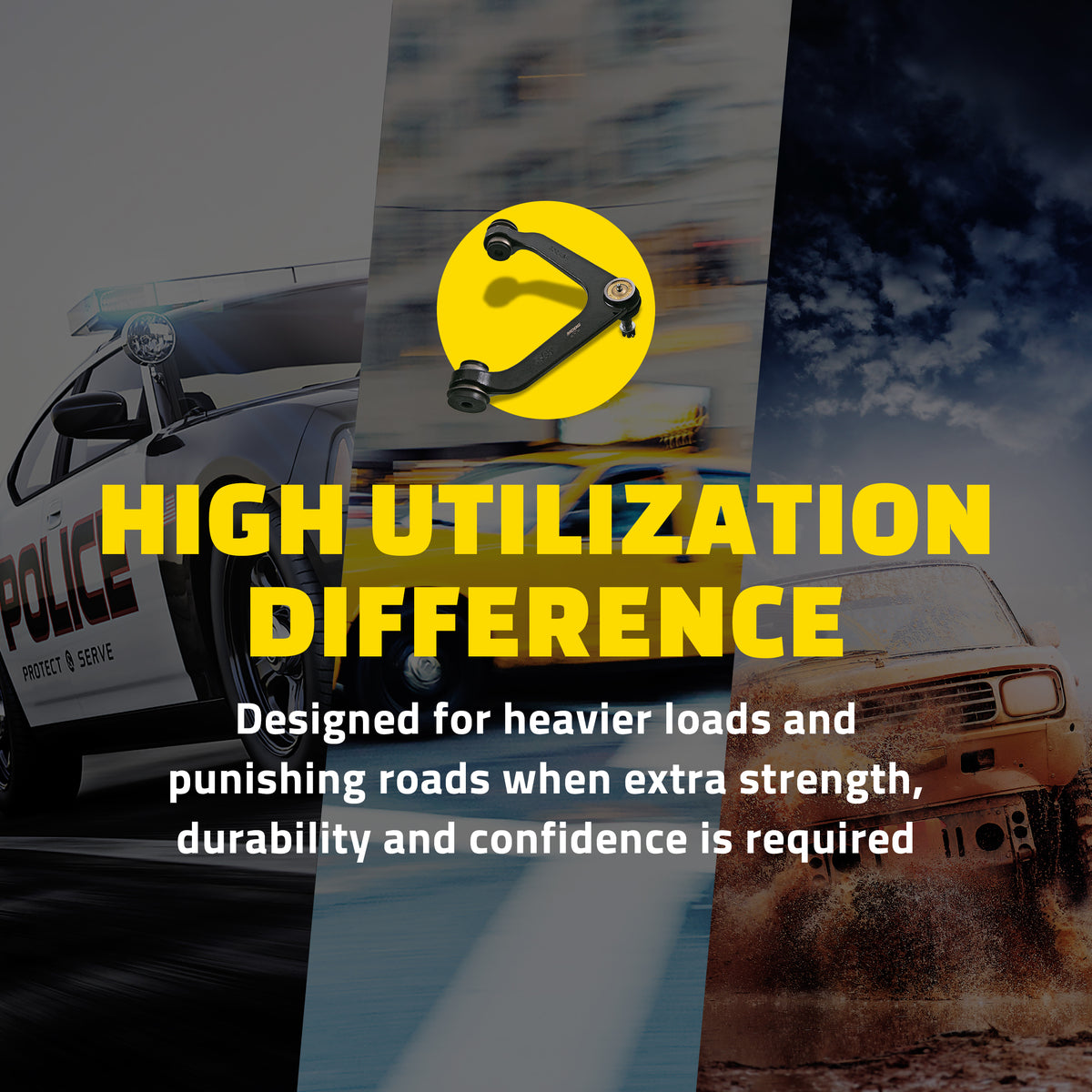 MOOG CK623015 Front Right Upper Control Arm and Ball Joint Assembly for Chevrolet Express 2500