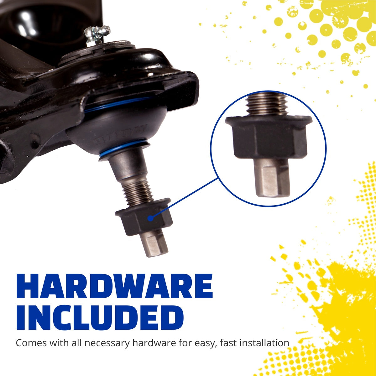 MOOG RK622919 Front Right Lower Control Arm and Ball Joint Assembly for Chevrolet Express 2500