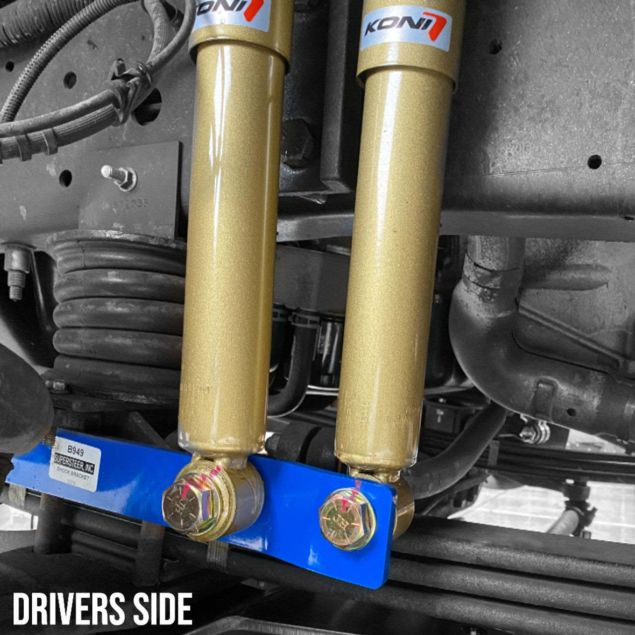 SuperSteer SS2426F Front Quad Shock Kit Ford F53 V10 & V8 24-26K